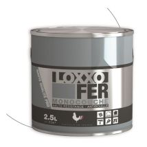 Peinture Fer Antirouille - Monocouche - Haute Résistance - Intérieur & Extérieur Couleur: Télégris 4 - Conditionnement: 2.5L - Loxxo