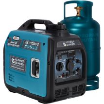 Könner&söhnen - lpg / Petrol inverter generator ks 3100iG s 2,8kW / 3,1kW