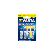 Prof. lithium AAA/4ER (06103 301 404 pack) - Varta