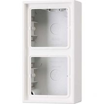 Ls cube Surface box 2 éléments noir Jung LS582ASW
