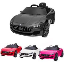 Mediawave Store - LT880 maserati ghibli voiture électrique pour enfants avec lumière led 12V e MP3 Couleur: Rose