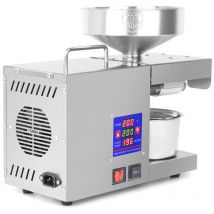 Kkmoon - LTP333 610 w intelligente Ölpresse aus Edelstahl für den Haushalt und die Küche, kommerzielle Nutzung, mit Digitalanzeige,