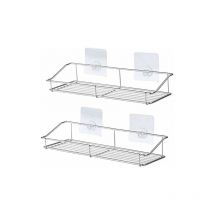 Lts Fafa - 2Packs sans Perçage étagère de Douche - Acier Inoxydable 304 Etagère Adhésive pour Salle de Bain, Caddy pour Shampooing Panier de