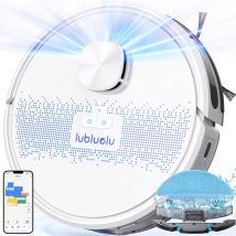 Lubluelu - 4000Pa Robot Aspirapolvere Lavapavimenti con Mappatura a 5 Piani, Robot Vacuum Mop 3 in 1, LiDAR Laser 9.0, Aspirapolvere Robot Silenzioso