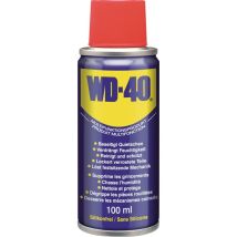 WD-40 – 100 ml – Spray multifunzione: sbloccante, lubrificante, spray per contatti, protezione dalla corrosione, pulitore