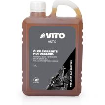 Lubrifiant Moteur 4 temps - Bouteille 1 Litre Huile Moteur Pour Tronçonneuse Tondeuse Motoculteur Groupe électrogène Vito