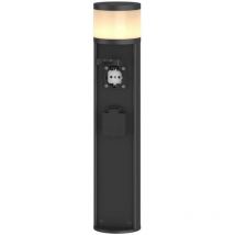 Lucande - Lámpara led para exterior 'Corban' en Negro de Aluminio