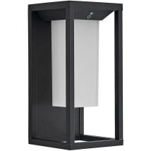 Lucande - Lámpara solar exterior 'Eliel' en Negro de Aluminio