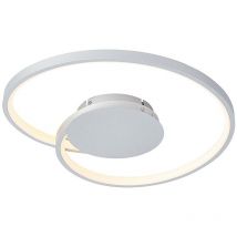 Lámpara de techo led 'Enesa' en Gris Metal - Lucande