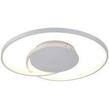 Lucande Lámpara de techo LED 'Enesa' en Gris Metal