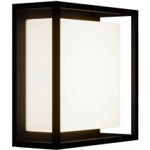 Lámpara de pared Led exterior 'Kuga' en Negro Aluminio - Lucande