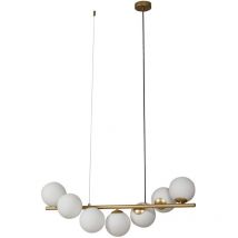 Lucande - Lámpara colgante 'Isandro' en Dorado de Metal