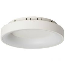 Lucande - Lámpara de techo led 'Samvel' en Blanco Plástico