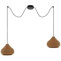 Lucande - Lámpara para exterior 'Taniola' en Marrón de Madera