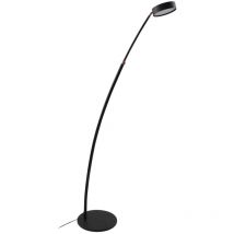 Stehlampe (Bogenleuchte) "Boga" aus Metall dimmbar für Wohnzimmer & Esszimmer von Lucande