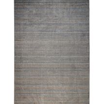 Thedecofactory - lucano lignes - Tapis moderne motif lignes gris bleu 160x230