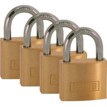 K12040D4 Lucchetto 40 mm Oro - Giallo Serratura a chiave - Kasp