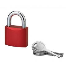 Lucchetto a chiave bombato, alluminio, 40mm, arco in acciaio temprato, 3 chiavi Serrurerie De Picardie