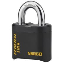 Lucchetto alta sicurezza combinazione modificabile sr, nero, acciaio al molibdeno - thirard