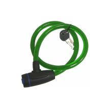 Sicuro – Lucchetto Cicli 120 cm – Cavo in acciaio mm 12, Rivestimento in plastica, 2 chiavi Yale
