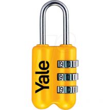 Lucchetto a combinazione YP2 yale • acciaio verniciato arco cromato mm 23