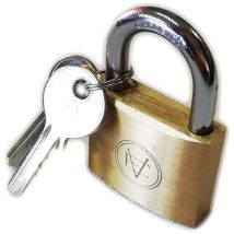 Lucchetto Tipo Pesante Ottone Arco Normale - Mm.50
