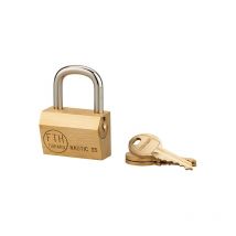 Lucchetto Ottone Nautic 35mm, 3 chiavi, anticorrosione, waterproof, arco acciaio temprato Thirard