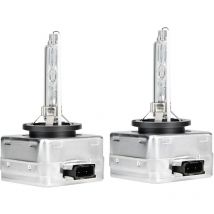 Luce allo xeno hid, metallo + ceramica universale 6000K 2 pezzi/set lampada a filo ad alto isolamento per auto 12V/24V
