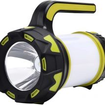 Luce da campeggio a LED ricaricabile, Lanterna da campeggio ultra potente IPX5 impermeabile per pesca notturna, caccia, escursionismo, garage,