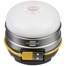 1171540 Oli 0300 a led (monocolore) Luce da campeggio 350 lm a batteria ricaricabile Argento, Nero, Giallo - Brennenstuhl