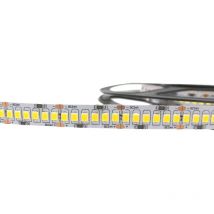 Striscia led 5m smd2835 24V dc 120W 1200LED IP20 S13-2835-24V Luce Fredda 6400k