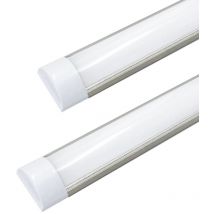 Plafoniera led 90cm 24w 220v smd bordo a lato grigio P47-24WLuce Fredda 6400k