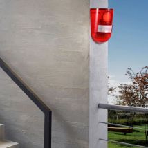 Luce Led Lampeggiante Sirena Sensore Antifurto Energia Solare Detector