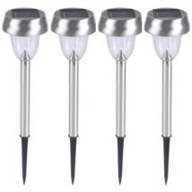 Lampada solare a led big ø mm 75x360 - Silver