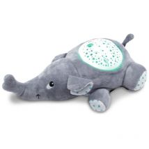 Luce notturna a forma di elefante con proiezione di stelle