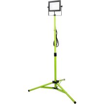 Faretto Led Da Cantiere Con Treppiede, 50w, Faro Ip65 Impermeabile, Lampada Telescopiches Da Lavoro, Faretti Con 4000 Lumen - Luceco