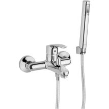 Lucente' Mitigeur De Douche Extérieur Chromé À Levier Unique