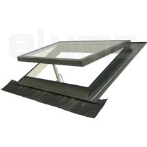 Lucernario Vasistas - Finestra Per Accesso Al Tetto Con Doppio Vetro - Made In Italy (75x38 Base X Altezza)