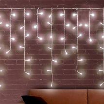 Luces de navidad led blancas carambano 200