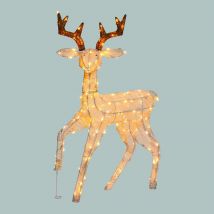 Lotti - Luces navideñas Reno 3D H85cm 160 led Serie lhc