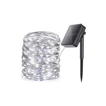 Stringa solare a led per esterni, stringa solare da 22M Lampada decorativa solare impermeabile IP65 per giardino estivo, patio, tenda, matrimonio