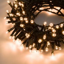 Lotti - Luci Albero di Natale led per Interno Esterno luce calda 600 led 26,5 metri