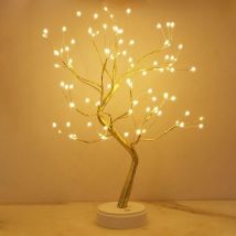 Readcly - Luci per albero a led, Luci per albero bianche calde, Rami regolabili della lampada per albero illuminata, 108 led, per la decorazione