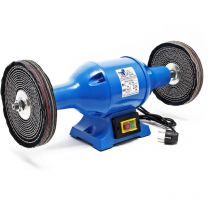 Lucidatrice 750W 2 dischi di lucidatura ø 200mm Smerigliatrice doppia Struttura e supporto robusti