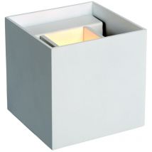 Lucide - axi - Square Up Down Wall Spotlight Bathroom - led - 2x3,5W 2700K - IP54 - White