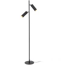Clubs - Floor Lamp - 2xGU10 - Black - Lucide