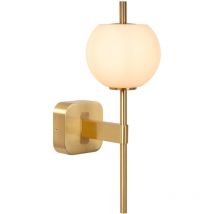 Elda Wall light Bathroom - 1xG9 IP44 - Matt Gold, Brass - Lucide