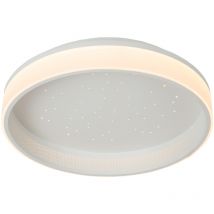 Lucide - estreja - Flush ceiling light - ø 40 cm - led Dim. - 2500K/3000K - White