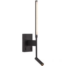 Lucide - finan - Wandleuchte - led - 2700K - Mit USB-Ladepunkt - Schwarz