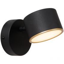 Gian Wall light - led Dim. 2700K - Black - Lucide